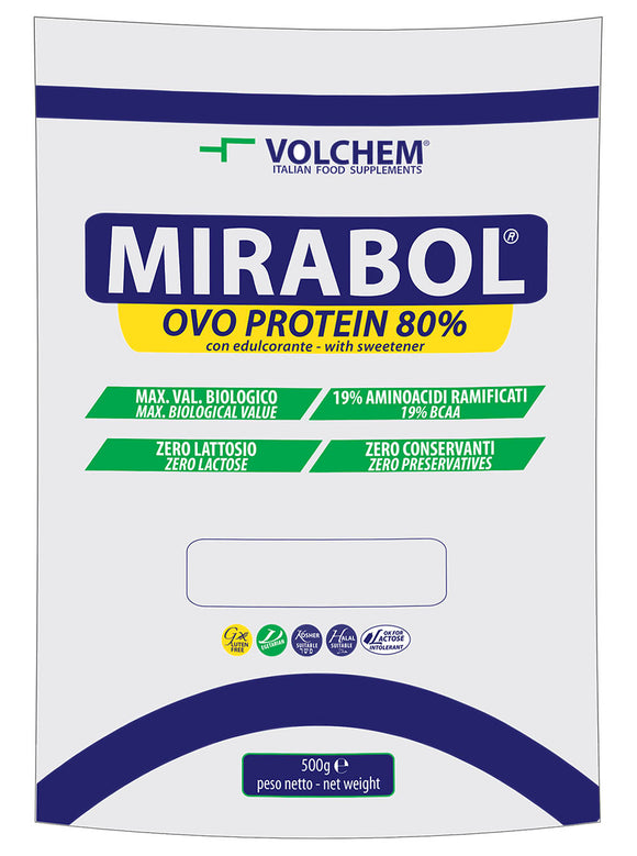 MIRABOL ® OVO PROTEIN 80 - sacchetto da 500 g ( proteine dell' albume d' uovo ) OFFERTA