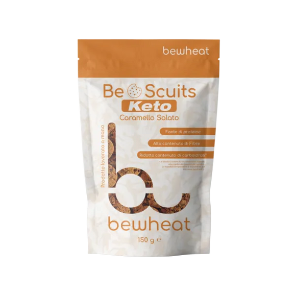 Bescuits keto  al caramello bewheat