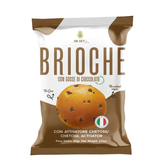 Brioche con gocce di cioccolato