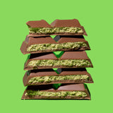 Tavoletta Dubai al cioccolato al latte e pasta kataifi al pistacchio 240g