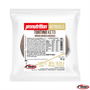 TORTINO PROTEICO CHETOGENICO RIPIENO CIOCCOLATA NOCCIOLA