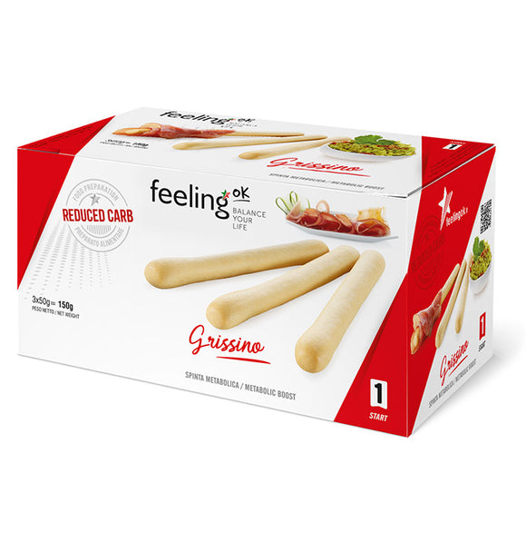 Grissini proteici low carb 150g- stage 1
